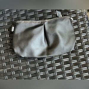 MZ Wallace Black Nylon Makeup Bag Zip Pouch Case Zip Wallet